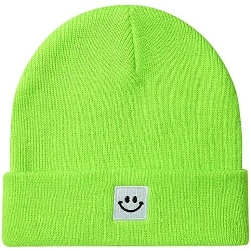 Baby Beanie Knit Ski Hat with Cute Face for Girls Boys 0-7 Years