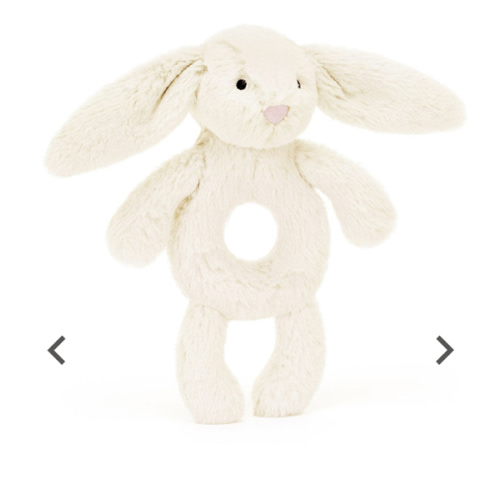Bashful Bunny Ring Rattle