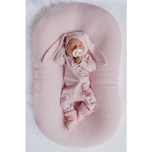 Bassinet Sheet | Waffle Baby Pink Marle