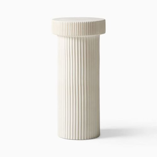 Fluted Drink Table (10")
