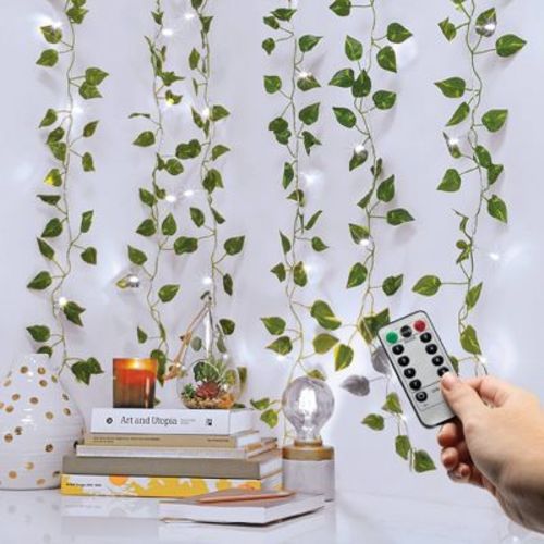 West & Arrow 5'x3.5' LED Vine Curtain String Lights Cool White