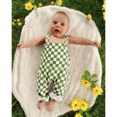 Lime Checkerboard / Organic Phoenix Overall