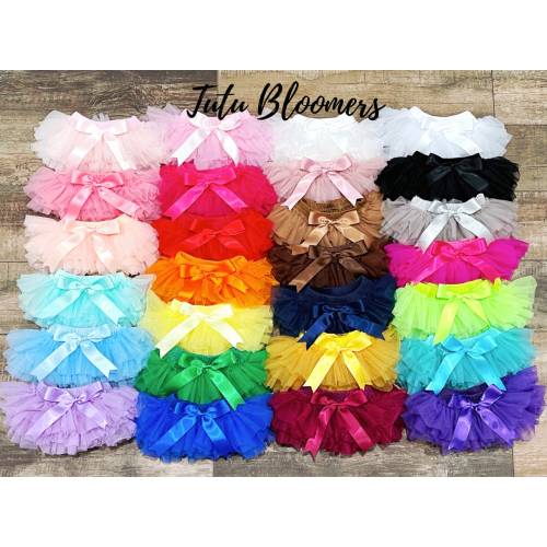 Tutu Bloomers - Pick Your Colors - Ruffles all the way around - Newborn Tutu - Toddler Tutu - First Birthday Tutu -Baby Girl Gift