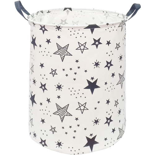 KUNRO Waterproof Coating Laundry Baskets, Star