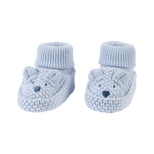 Baby Bear Crochet Booties