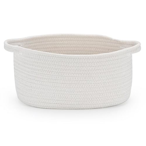 Happyiren Medium Woven Cotton Rope Basket