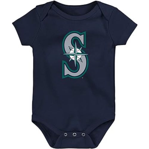 MLB Newborn & Infants 0-24 Months Primary Logo Onesie Bodysuit Romper