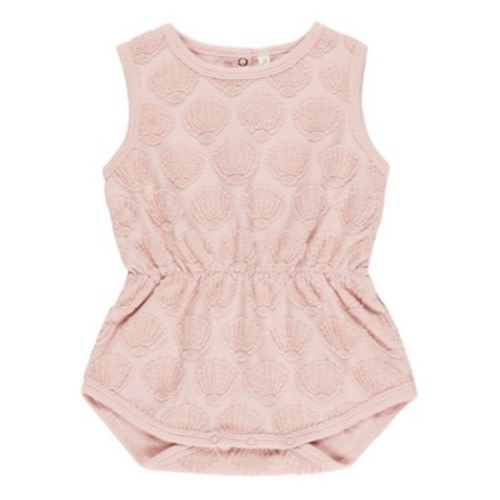 Baby Girls' Rylee + Cru Cinch Shells Romper | 6-12 Months