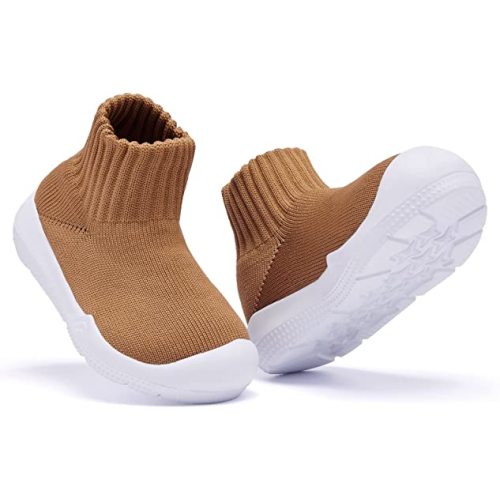MORENDL Baby Sock Shoes Toddler Walking Shoes Infant Slippers Boys & Girls Non-Slip Sneakers