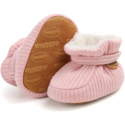 Ohwawadi Infant Baby Slippers Girls Boys Booties Warm Baby Socks Shoes Newborn Crib Footwear Prewalkers