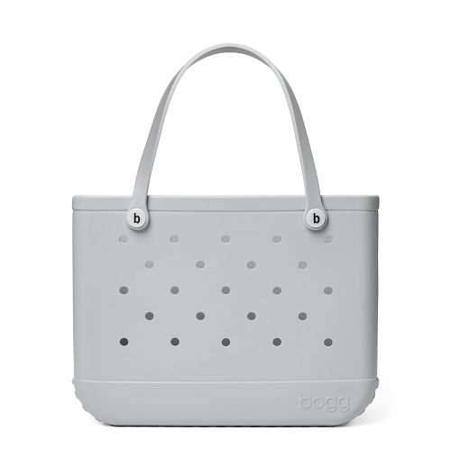 BOGG BAG - Tote for Beach, Pool, Boat, Sports - All Purpose EVA - White Buttons