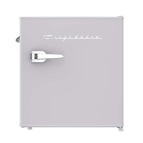 Frigidaire 1.6 Cu Ft Stainless Steel Retro Mini Fridge with Side Bottle Opener - Moonbeam