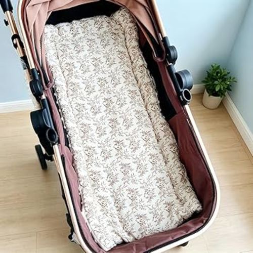 Amazon.com: Material Stroller Pad Soft and Breathable for Indoor/Outdoor Use in 9 Scenarios Dining Carrier Cradle Swing Seat Accessory, 4 Season Universal Gift : Baby