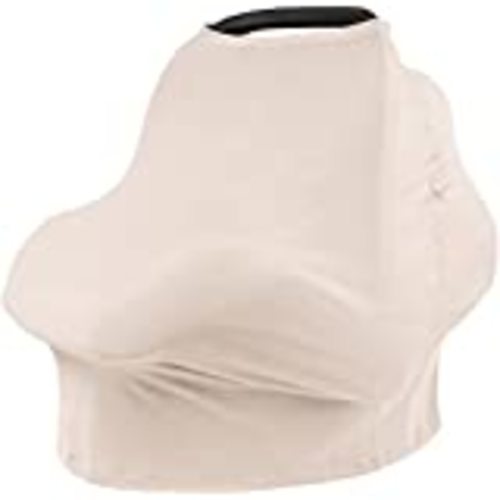 Amazon.com: mushie Baby Car Seat Canopy Cover | Breathable & Stretchy Multi Use Cover for Breastfeeding, Nursing, High Chair, Shopping Cart, Strollers (Fog) : Baby