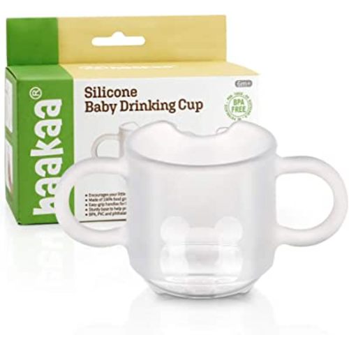 haakaa Silicone Toddler Cups, BPA Free Drop-proof Training Cups for Baby 6 Months+, 5 Ounce
