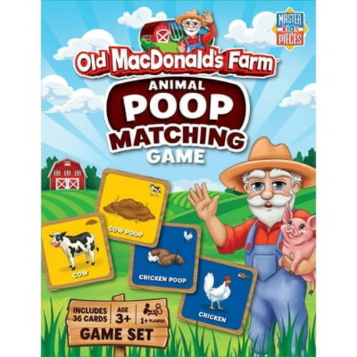 MasterPieces Old MacDonald's Farm - Animal Poop Matching Game