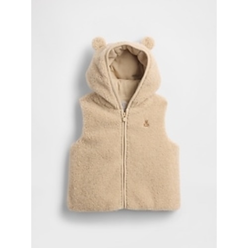 Baby Sherpa Hooded Vest | Gap