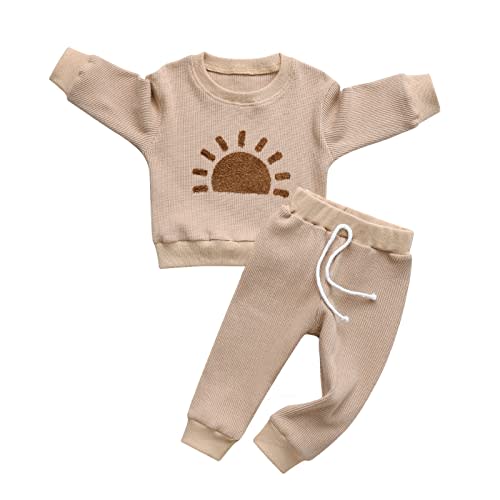 Toddler Baby Boy Clothes Infant Long Sleeve Bear Print Tops + Pants Sweatsuit Outfits