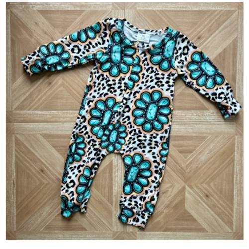 Western Diamond Zipper Romper | The Holler Boutique