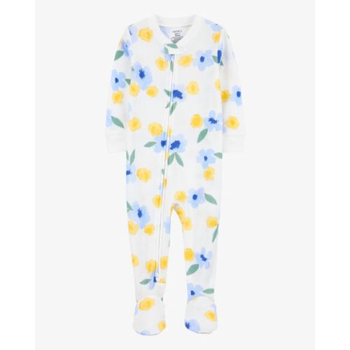 Baby 1-Piece Floral Waffle Knit Footie Pajamas - Carter's | Carter's