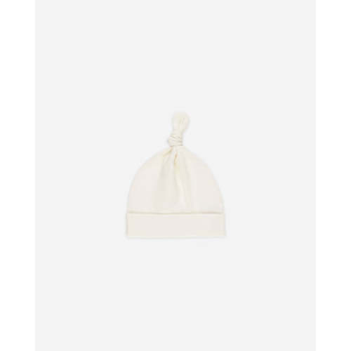 Knotted Baby Hat || Natural