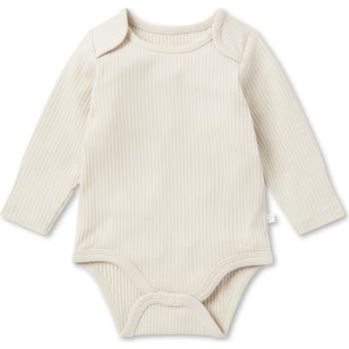 Rib Long Sleeve Bodysuit, 6-9M
