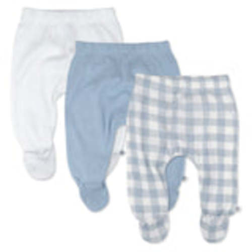 3-Pack Organic Cotton Footed Pants | Honest Baby Clothing
