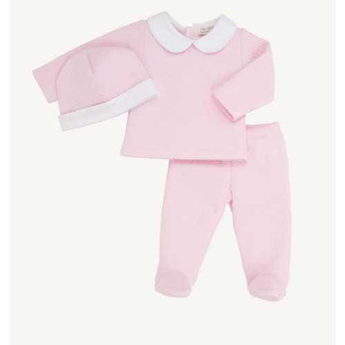 Hart's Hold Me Set (Pima Jacquard) - Pink Beach Pink