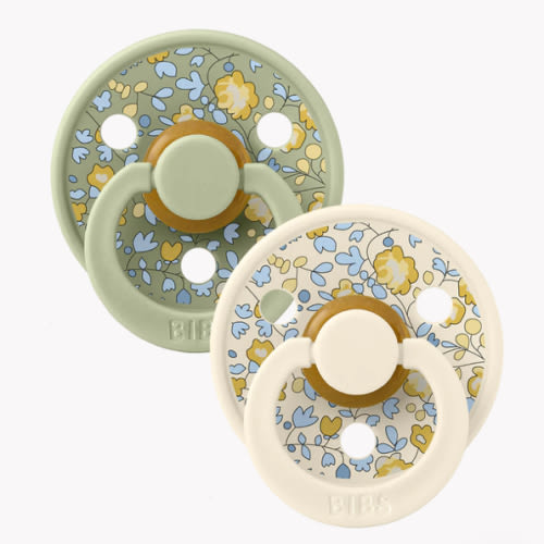 BIBS x LIBERTY Colour Pacifiers 2 Pack Eloise - Sage Mix – Bibsworld store US