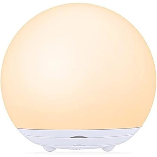 Rechargeable Night Light with Touch Control – Soft Silicone Lampshade, Dimmable LED Bedside Lamp, 7-Color Changing, Eye-Caring Light for Bedroom, Portable & Adjustable Ambiance Lamp