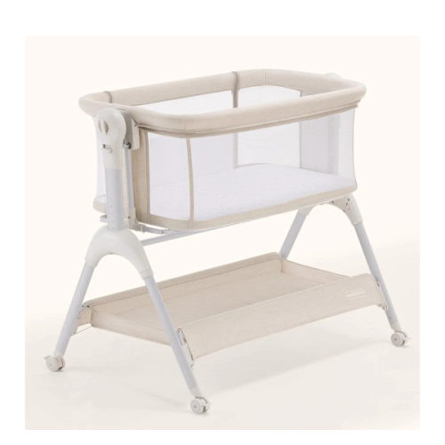 HARPPA Cuddly Sway | 3-in-1 Rocking Baby Bassinet & Bedside Sleeper with Anti-Reflux Mattress for Newborns | Attaches to Bed, Adjustable Height, Tool-Free Setup, Portable Wheels, CPSC Certified, Gentle Rocking Motion | Ideal for Infants, Safe Co-Sleeping