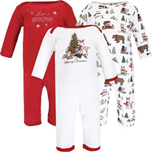 Hudson Baby baby-girls Cotton Coveralls