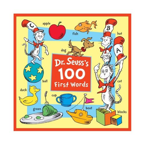 Dr. Seuss's 100 First Words - by Dr Seuss (Hardcover)
