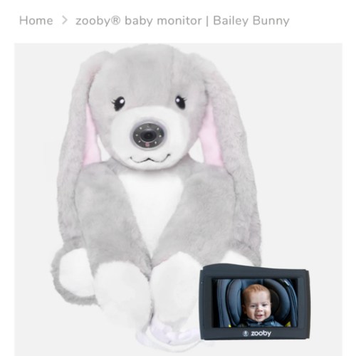 zooby® baby monitor | Bailey Bunny