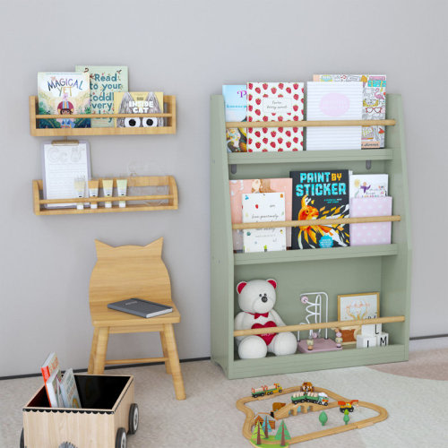 Isabelle & Max™ 3 Tier Kids Book Shelf,Kids Book Rack, Helps Keep Bedrooms, Playrooms, and Classrooms Organized | Wayfair