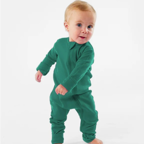 Adventure Zippy Baby Midlayer | Cozy & Stylish Comfort by Iksplor | 6-12mp | color: evergreen
