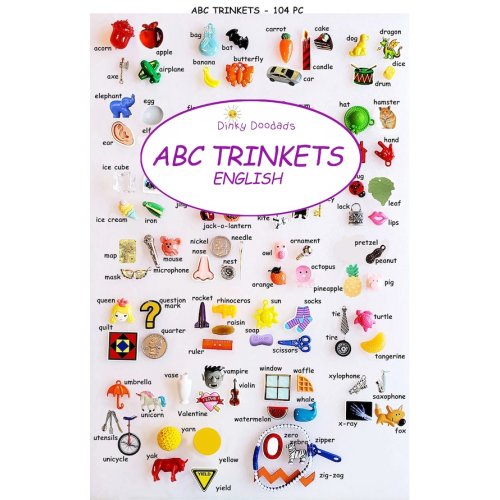 ABC TRINKETS 104 Pc 4 per Letter for Sensory Bins - Etsy