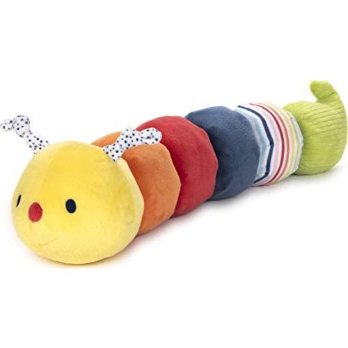 GUND Baby Tinkle Crinkle Caterpillar Sensory Stimulating Plush Toy, 16.5"