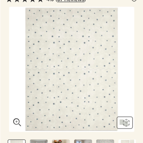 Stars - Oatmeal Play Mat– Tumble