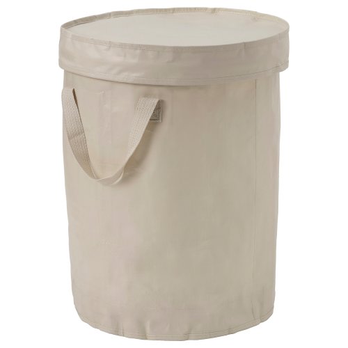 DIMPA Sorting bag with lid - light grey-beige 1691 oz