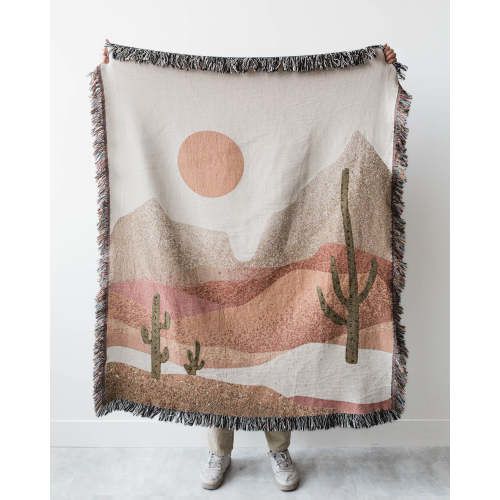 Desert Throw Blanket (Day)– Frankie Print Co