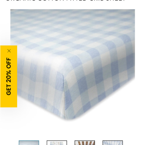 Organic Cotton Fitted Crib Sheet | Honest Baby Clothing