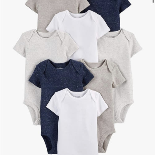 Simple Joys by Carter's Unisex-Baby 8-Pack Short-Sleeve Bodysuit