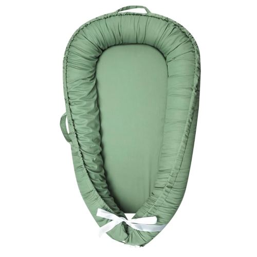 Hooyax Baby Lounger Cover Only, 100% Cotton Newborn Nest Cover, Soft Portable Baby Nest Replacement Cover for Boys Girls, Breathable Infant Lounger Covers, Baby Essential (Green)
