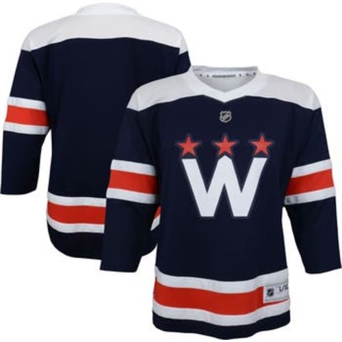 Infant Navy Washington Capitals 2020/21 Alternate Replica Jersey, 18M