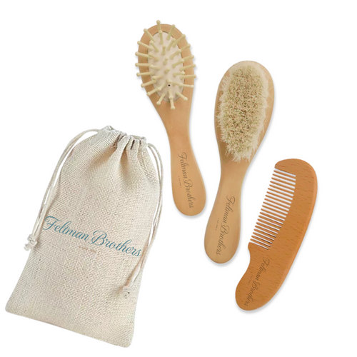 Wooden Baby Brush & Comb Set