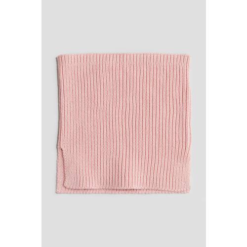 RIB-KNIT TUBE SCARF