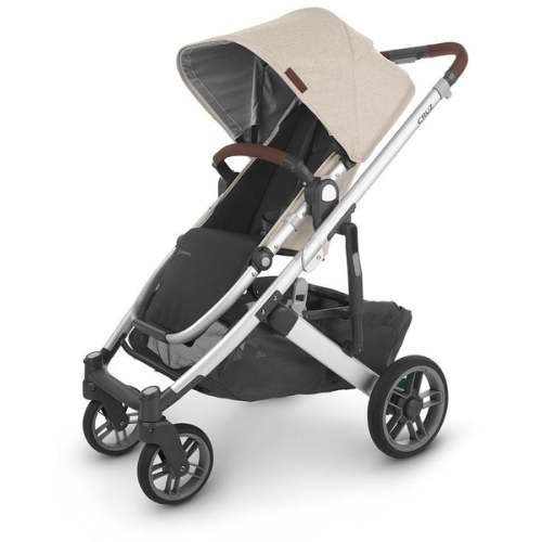 UPPAbaby Cruz V2 Stroller - Declan (Oat Melange/Silver/Chestnut Leather)