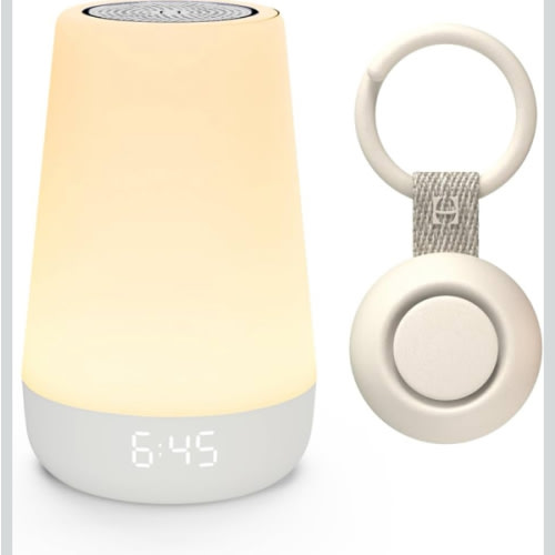 Hatch for Baby Sleep Bundle: Home & Travel Sound Machines Includes Rest 2nd Gen and Portable Hatch Go (Putty)