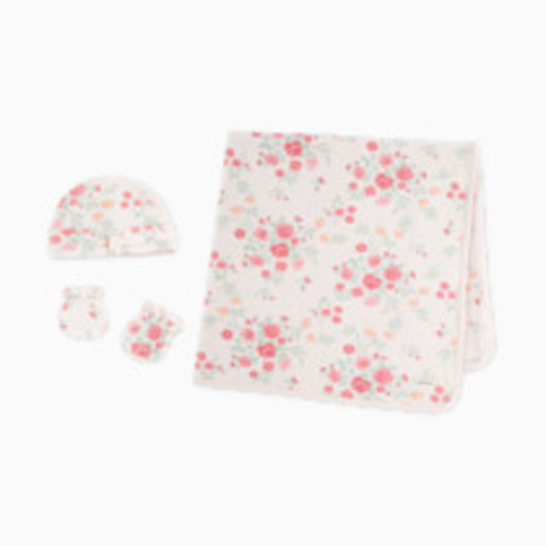 Huggies 3-Piece Receiving Blanket - Rosewater